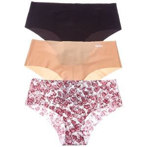 Dkny Womens 3Pk Laser Cut Anywhere Hipster